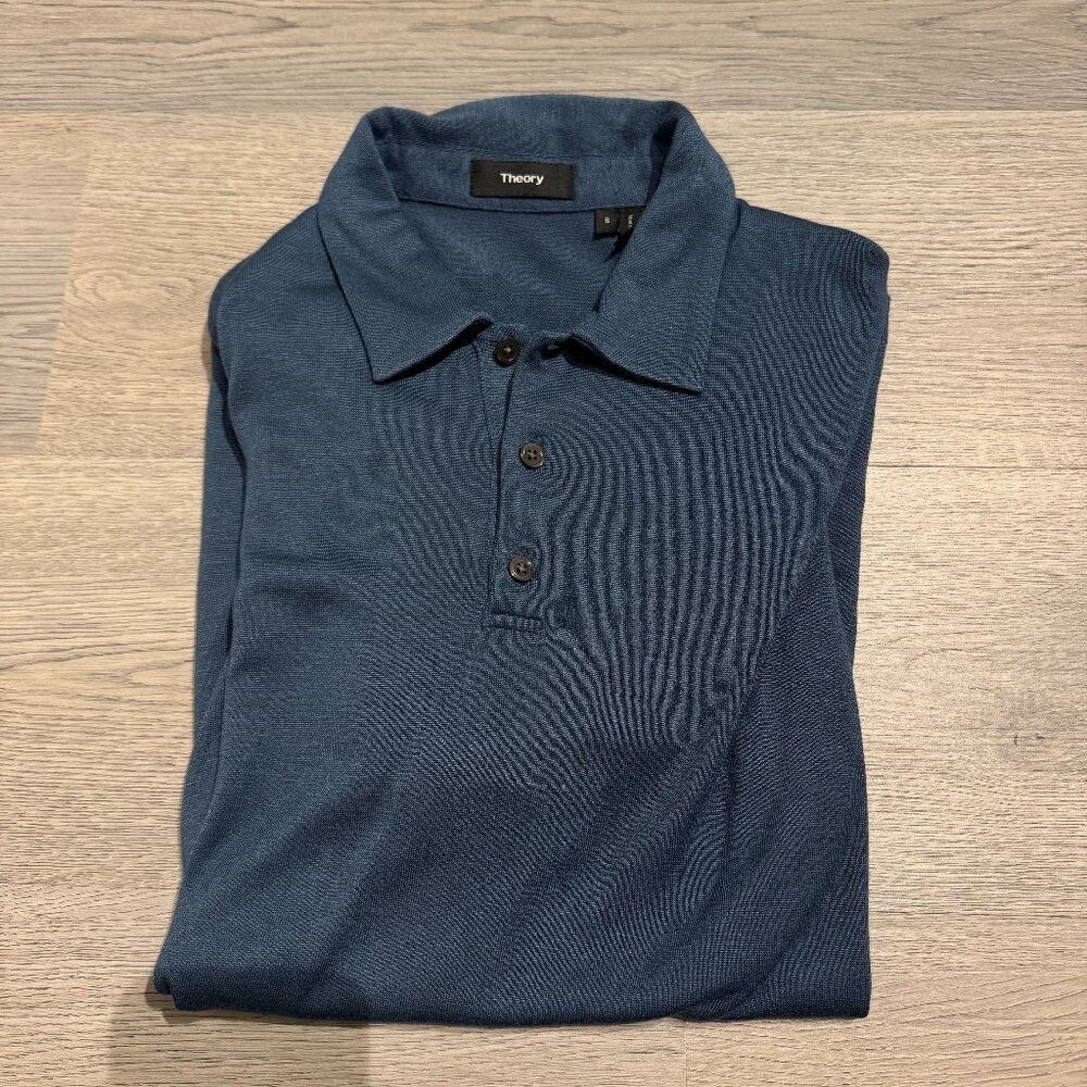 Theory Mens Short Sleeve Polo Shirt